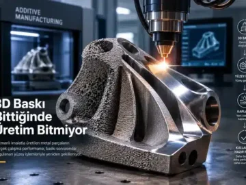 Baskı - 3D Baskı Bittiğinde Üretim Bitmiyor