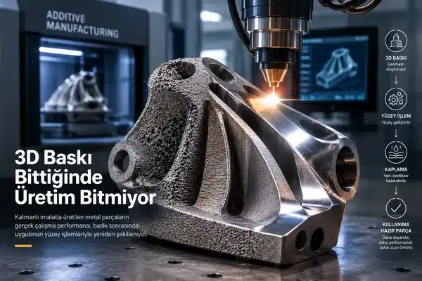 Baskı - 3D Baskı Bittiğinde Üretim Bitmiyor